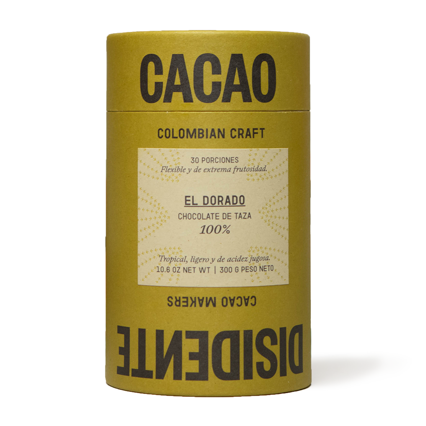 Chocolate de Taza El Dorado 100%