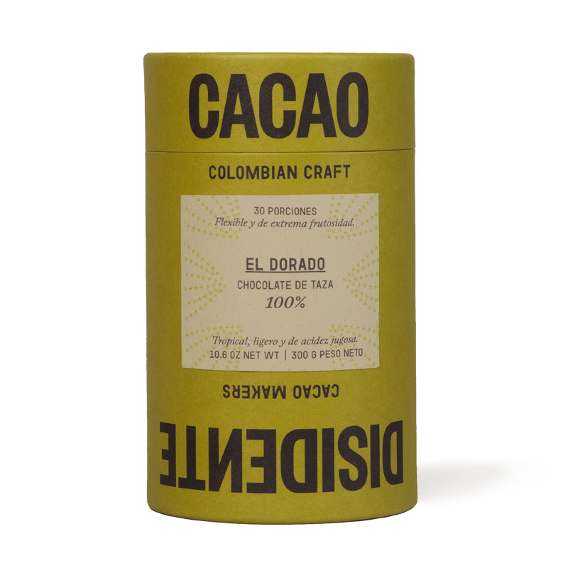 Chocolate de Taza El Dorado 100%