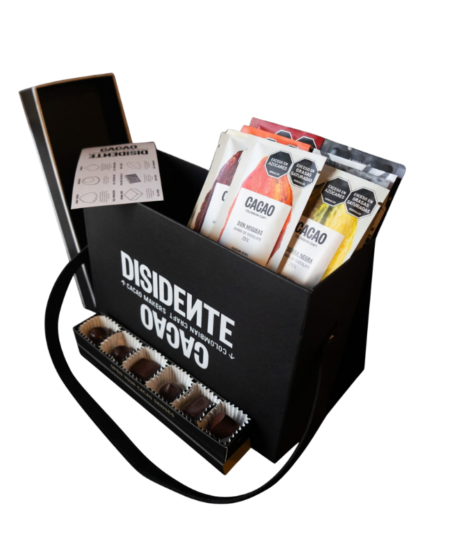 Caja de fermentación con 9 barras de nuestra línea ensambles - Imagen del producto
